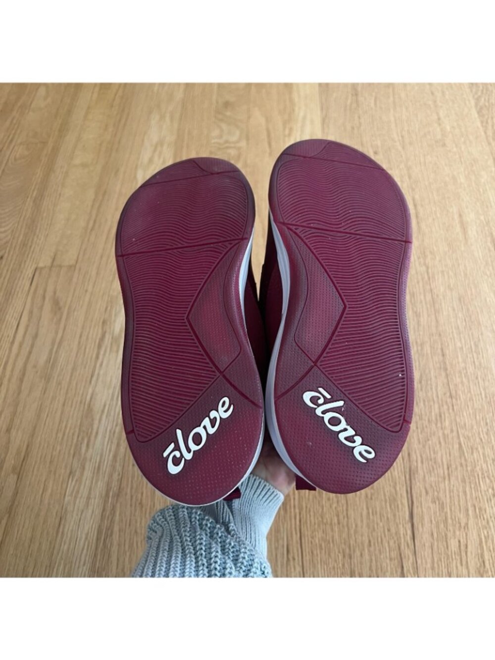 Clove Royal Maroon Nursing Healthcare Comfort Shoes Women's Size 8 - Picture 9 of 9